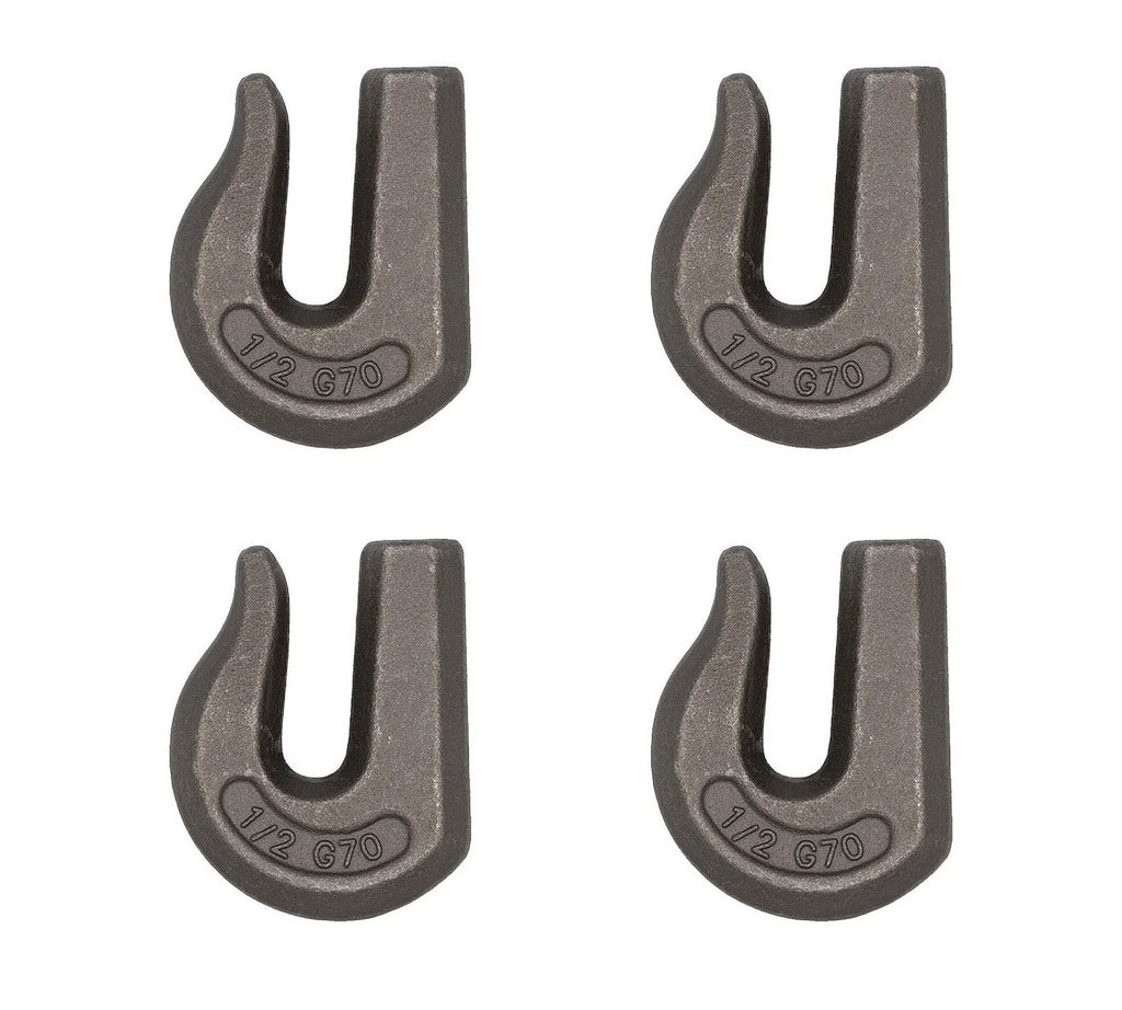 (4 Pack) 1/2" Weld On Chain Grab Hooks R866