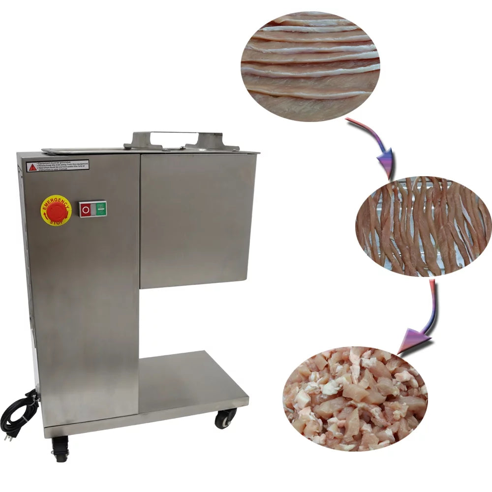 Stainless Steel Commercial Meat Slicer with 3mm Blade X8807