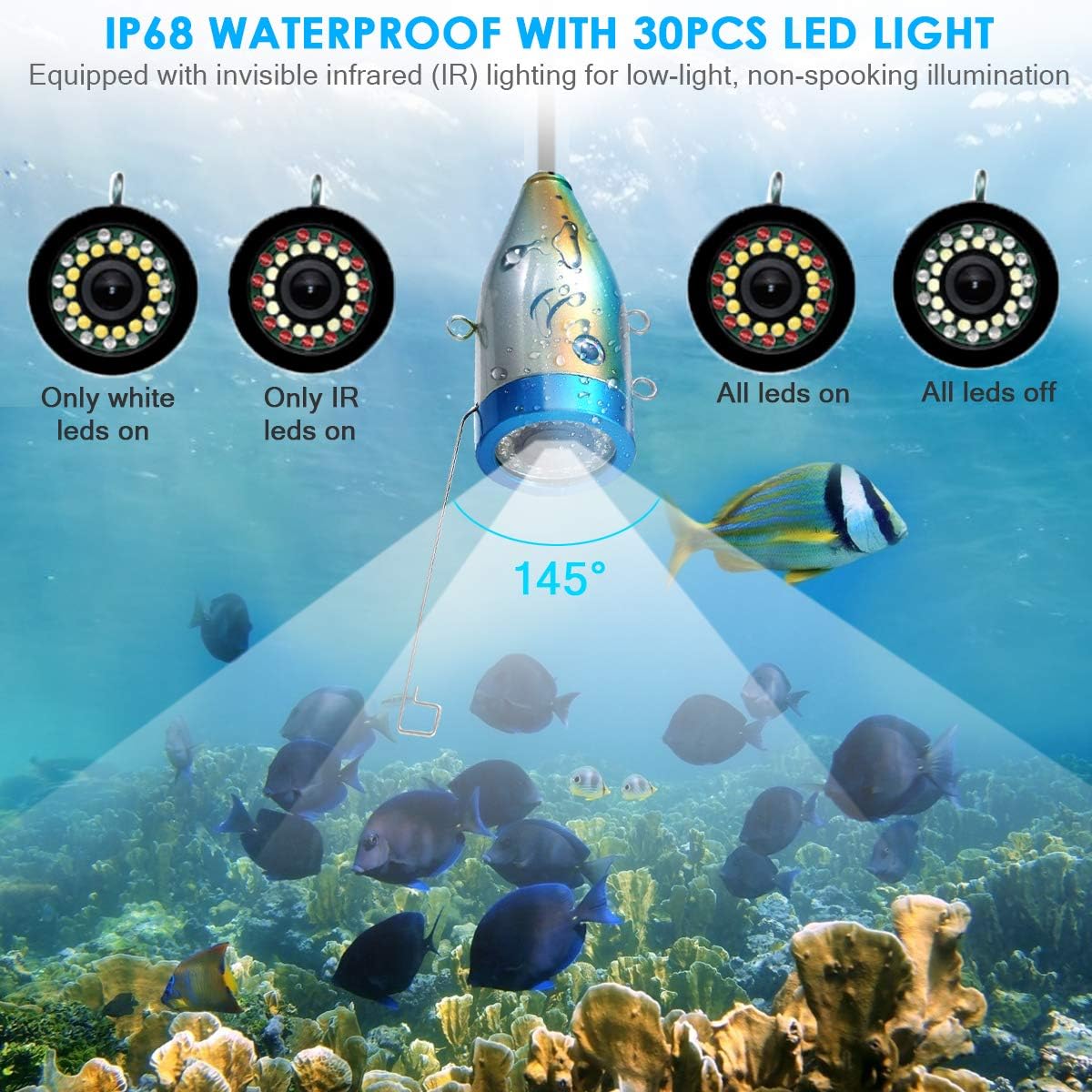 Underwater Fishing Camera with DVR 15m Cable G330