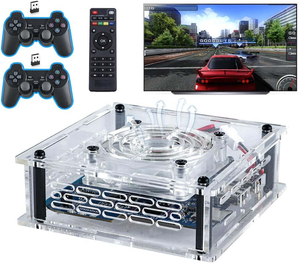 Arcade Box, Dual System, 70000+ Classic Games, Video Game Console L44683