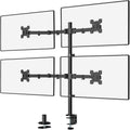 Quad Monitor Desk Mount, Black, Pack of 2 M44311