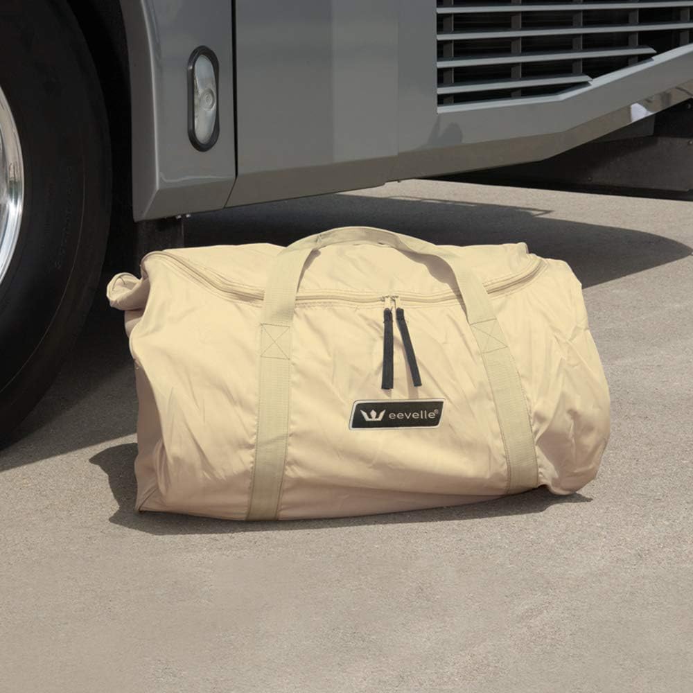 Tan Gray Waterproof Heavy Duty RV Cover G44648