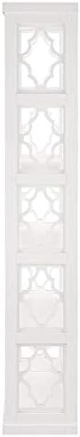 White 5 Shelf Bookcase O4164