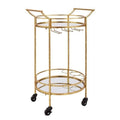Gold Metal Bar Cart Q510107