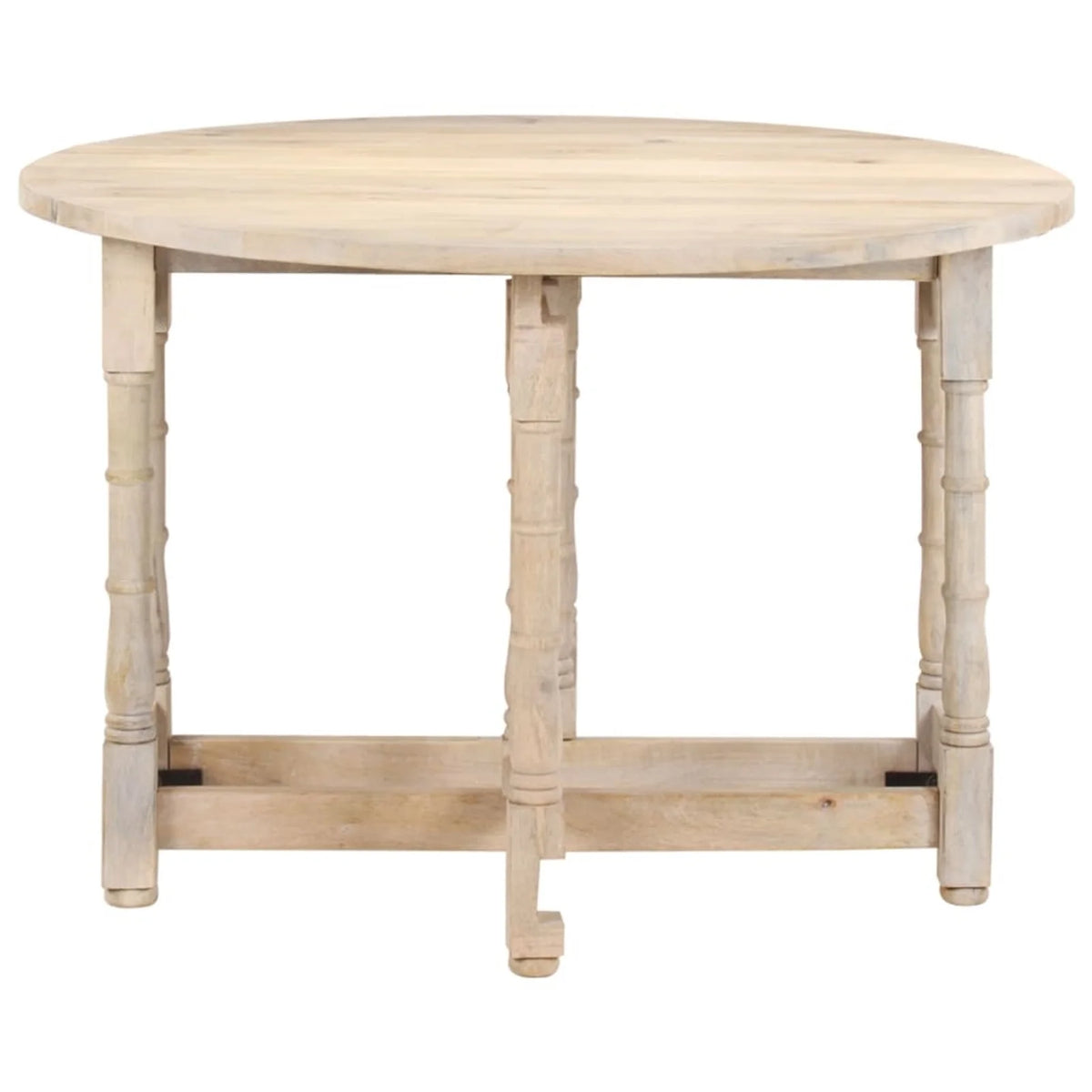 Round Solid Mango Wood Dining Table T16950