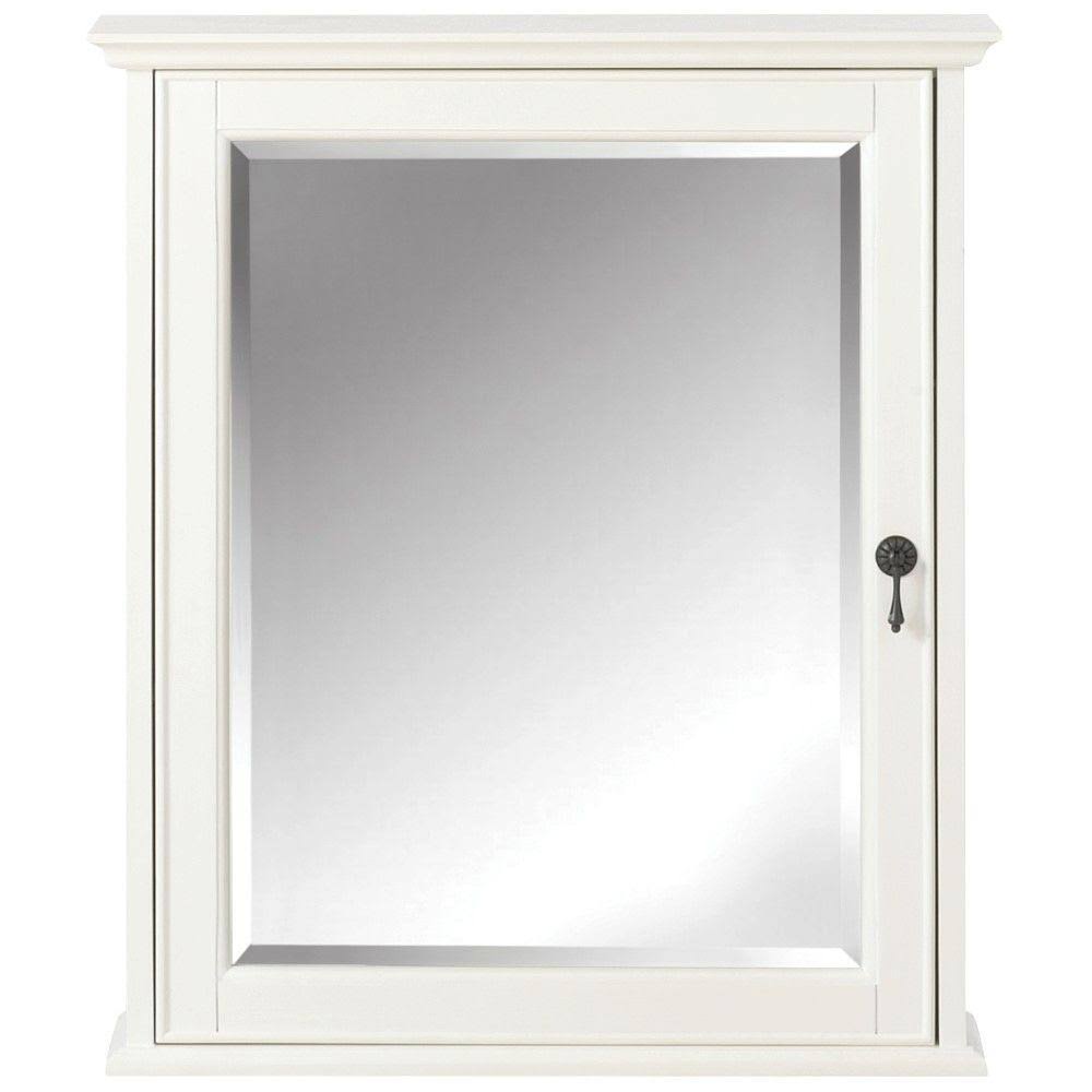 Ivory Framed Bathroom Cabinet Y971832