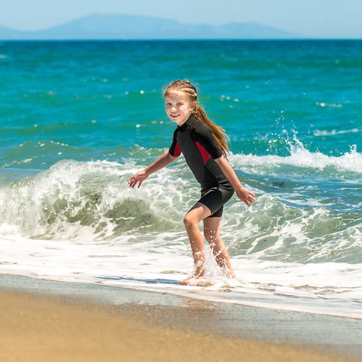 3mm Neoprene Back Zip Kids Wetsuit K2902