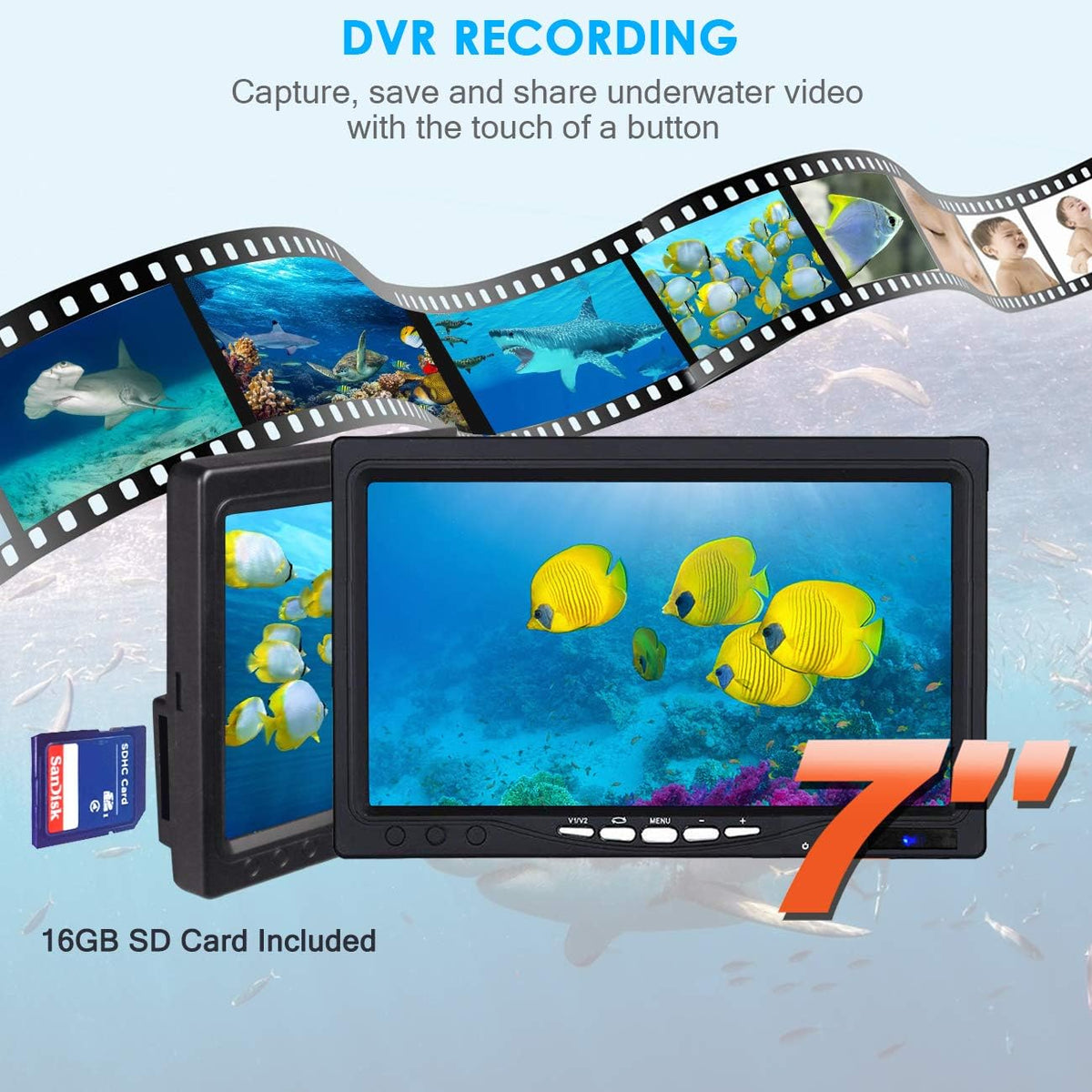 Underwater Fishing Camera with DVR 15m Cable G330