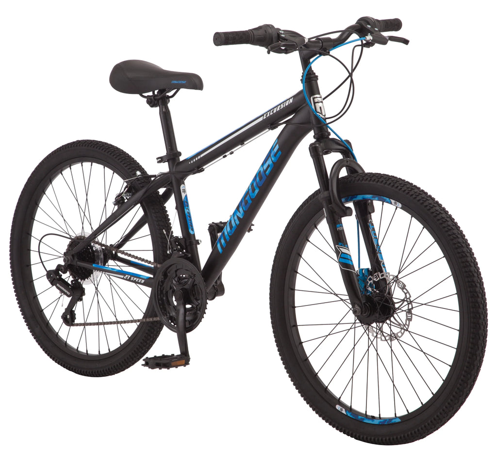24-inch 21 Speed Black Mountain Bike A10906