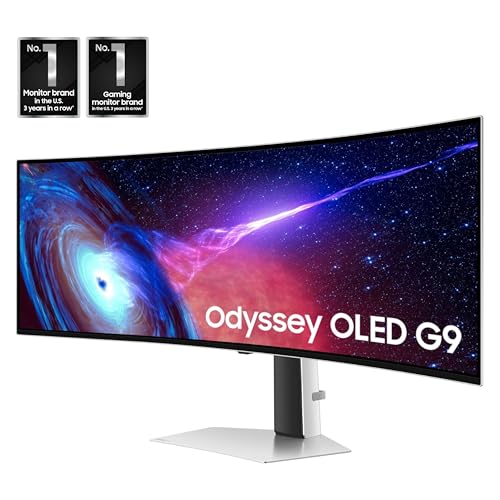 49" Curved OLED Gaming Monitor, 240Hz, 0.03ms, Height Adjustable Stand J47503