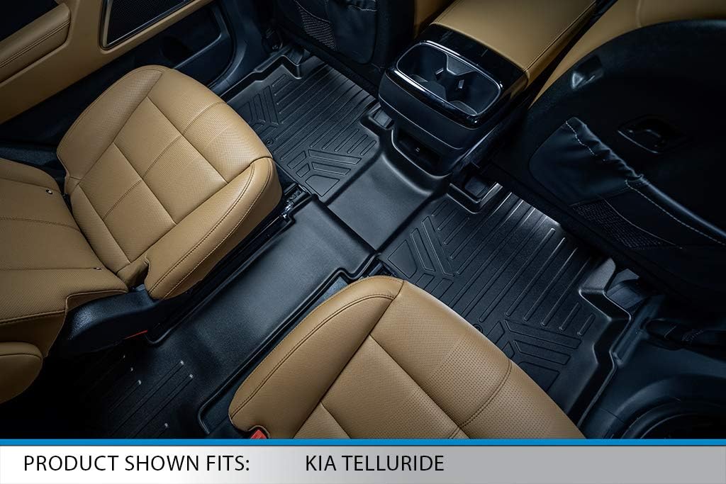 Black 3 Row & Cargo Liner Floor Mat Set C6445