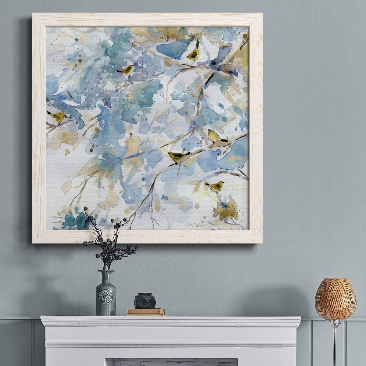 Framed Canvas 20x20 Black C3498