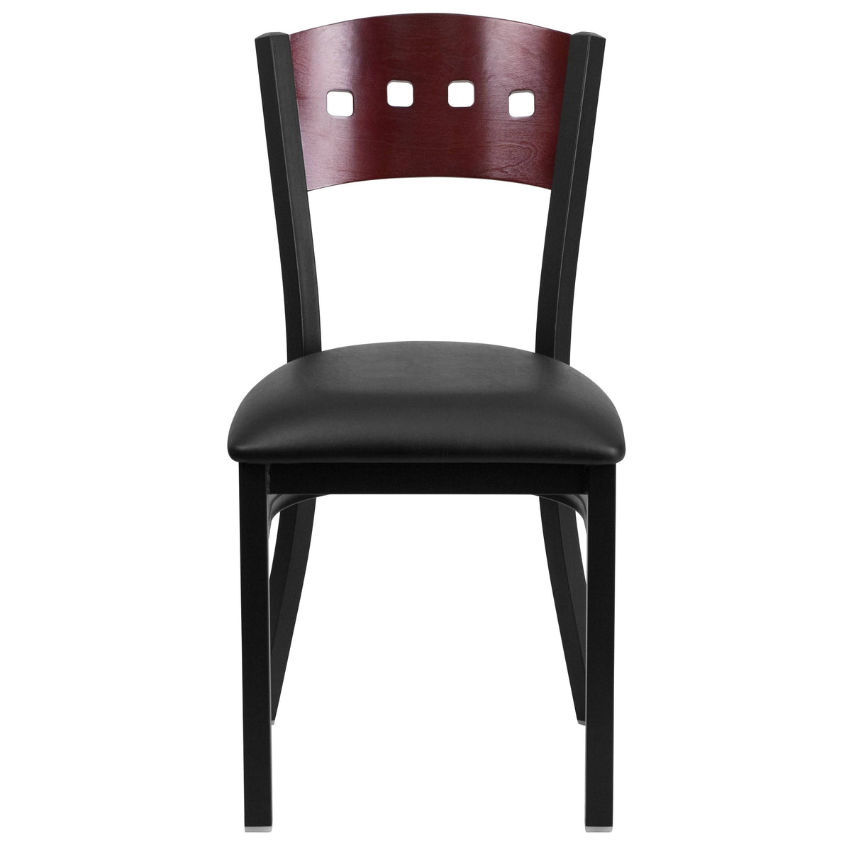 Black Metal Restaurant Chair R53719