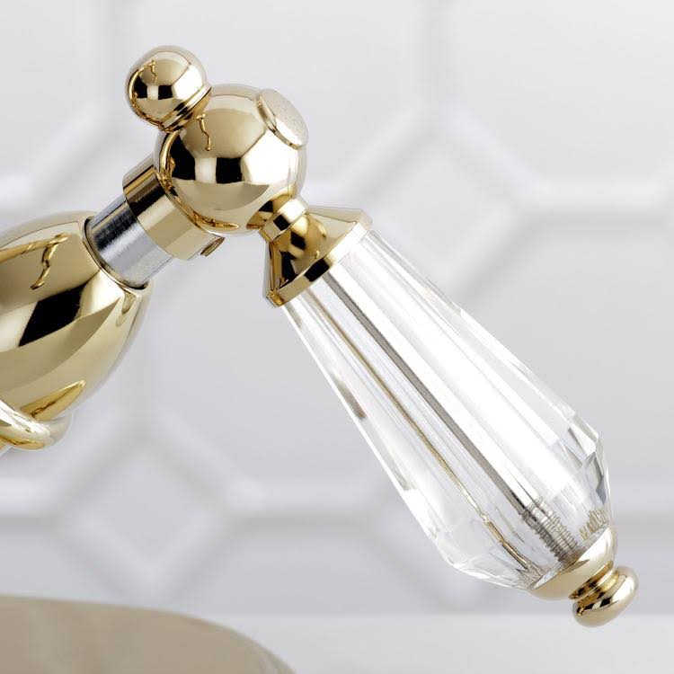 Polished Brass 4x22 Centerset Lavatory Faucet W291472