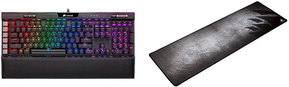 Black Mechanical Gaming Keyboard with Cherry MX Speed RGB Silver M837