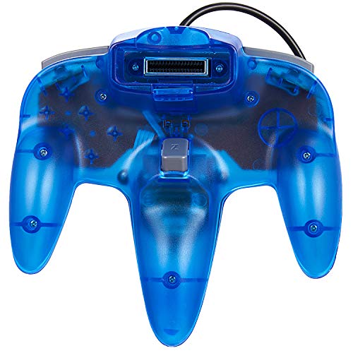 2-Pack Wired Classic Controller with 2 Extension Cords Clear Orange and Green X142