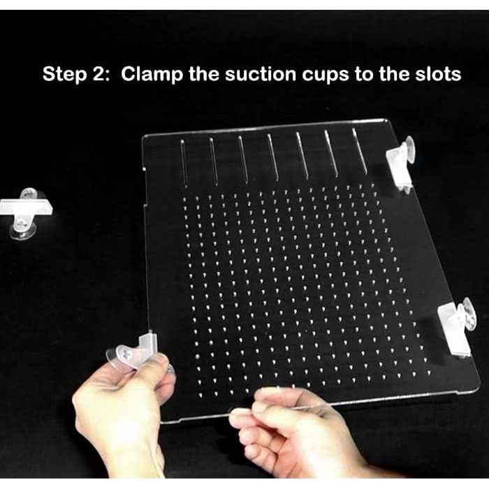 Acrylic Aquarium Divider Kit with Suction Cups K61618