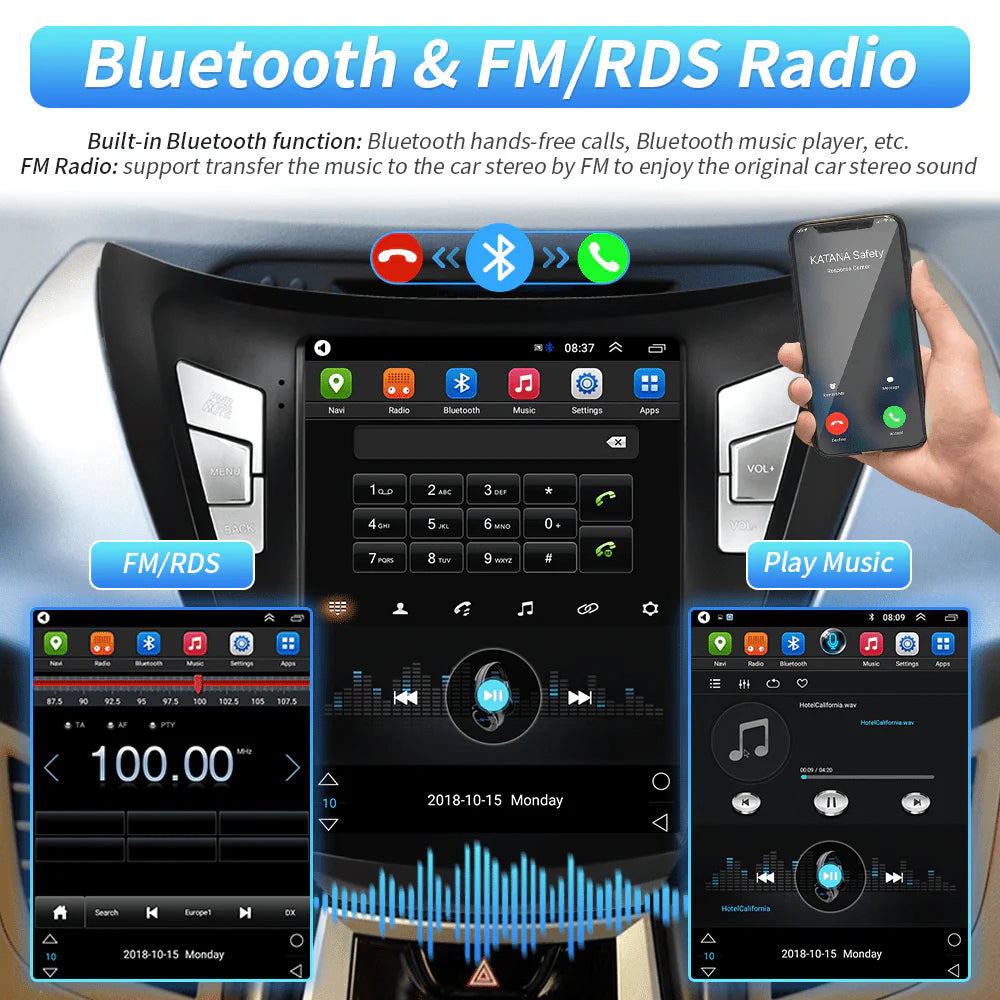 2G+64G 9.7'' Touchscreen Car Stereo Radio with Backup Camera K84276