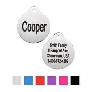 Stainless Steel Personalized Dog & Cat Tag T95620