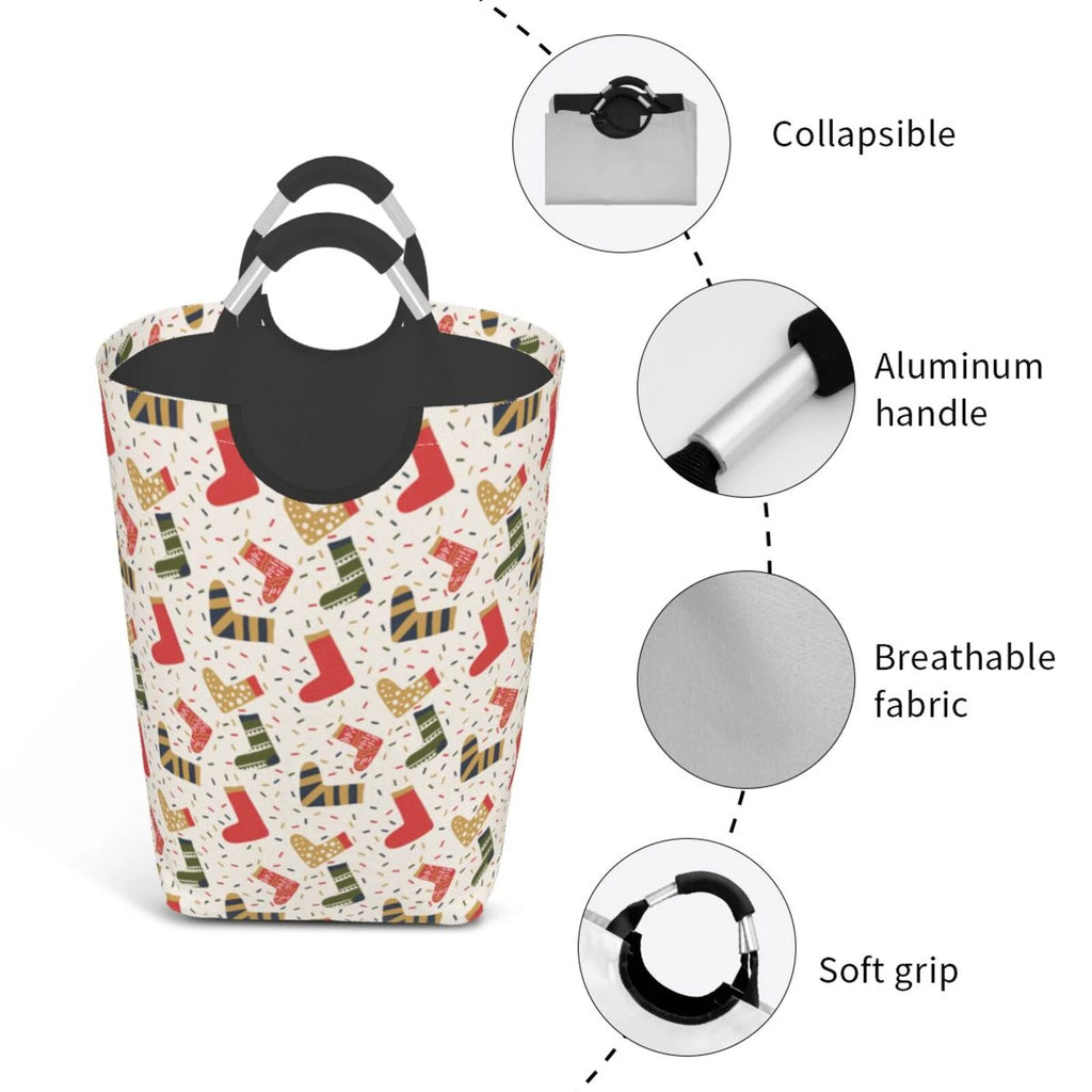 Collapsible Laundry Basket Hamper 50L H6468