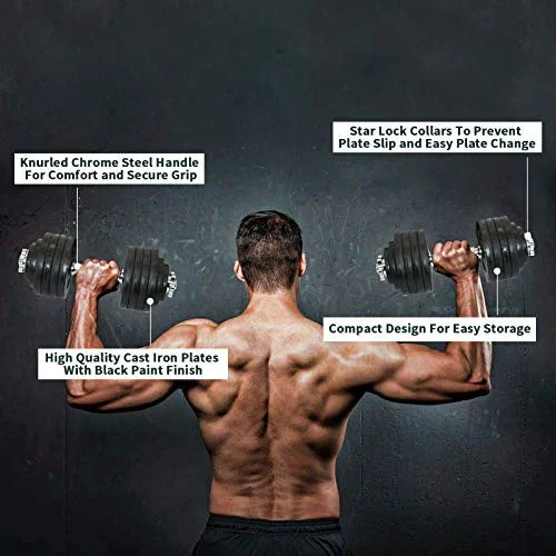 Adjustable Dumbbell Set 105 lbs Z2469