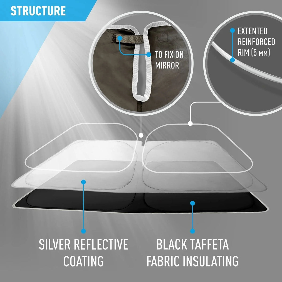 Windshield Sun Shade for Toyota Corolla 2020-2024 W749