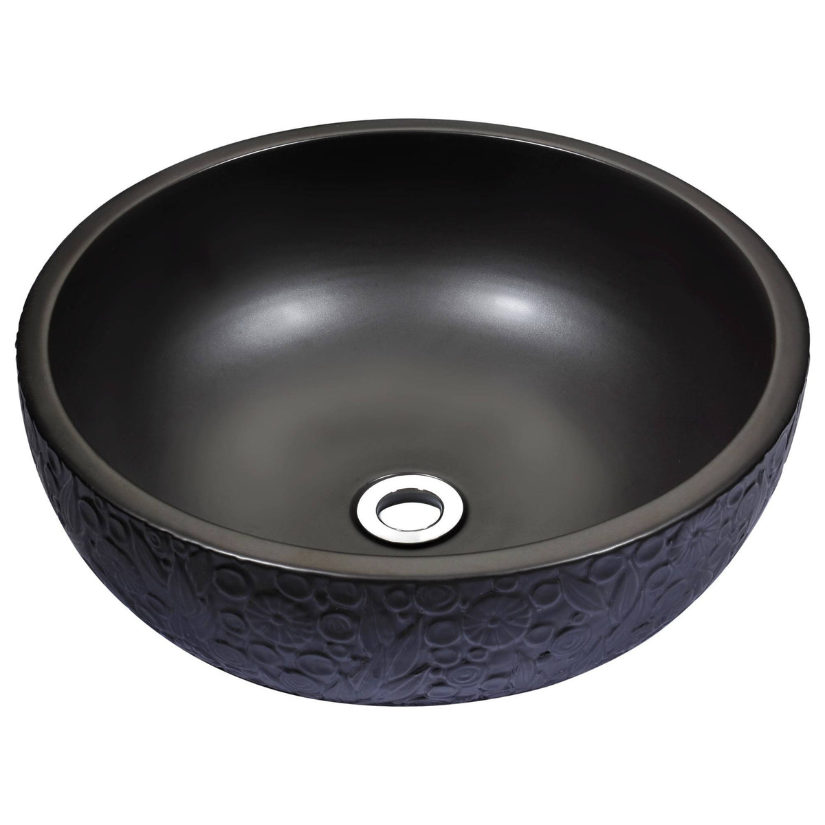 Black Ceramic Vessel Sink V4791