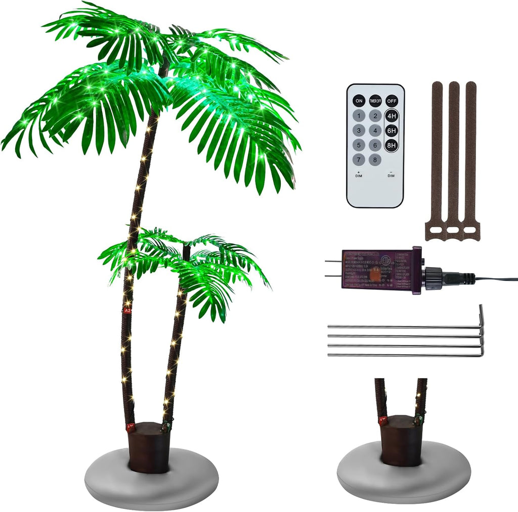 6FT Artificial Lighted Palm Tree M798947