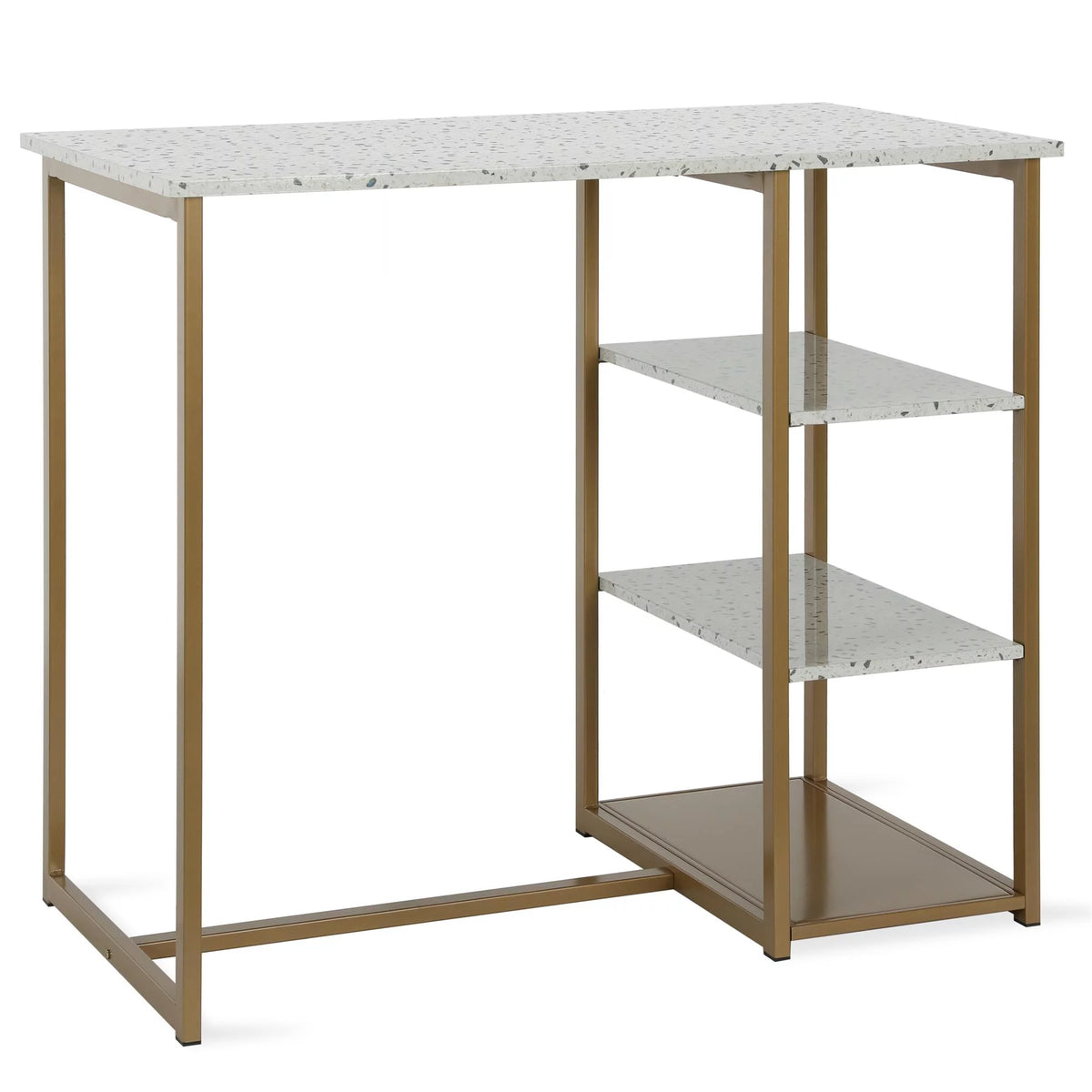 3-Piece Pub Set with Faux Terrazzo Top N265706