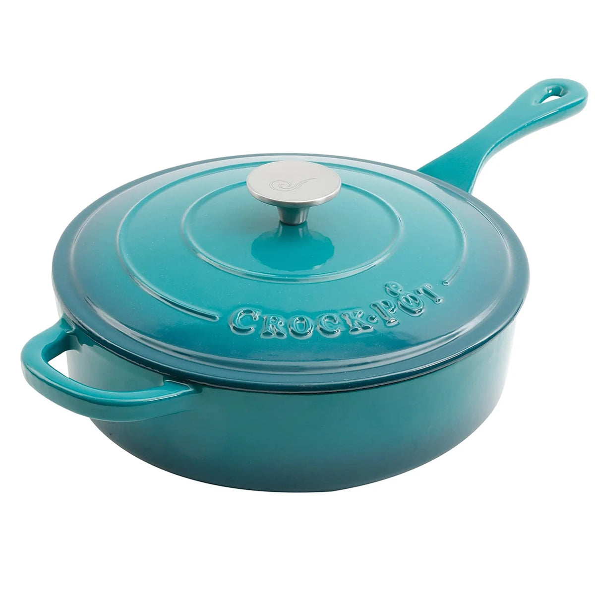 3.5 Quart Cast Iron Pan with 5 and 7 Quart Covered Dutch Ovens K8551