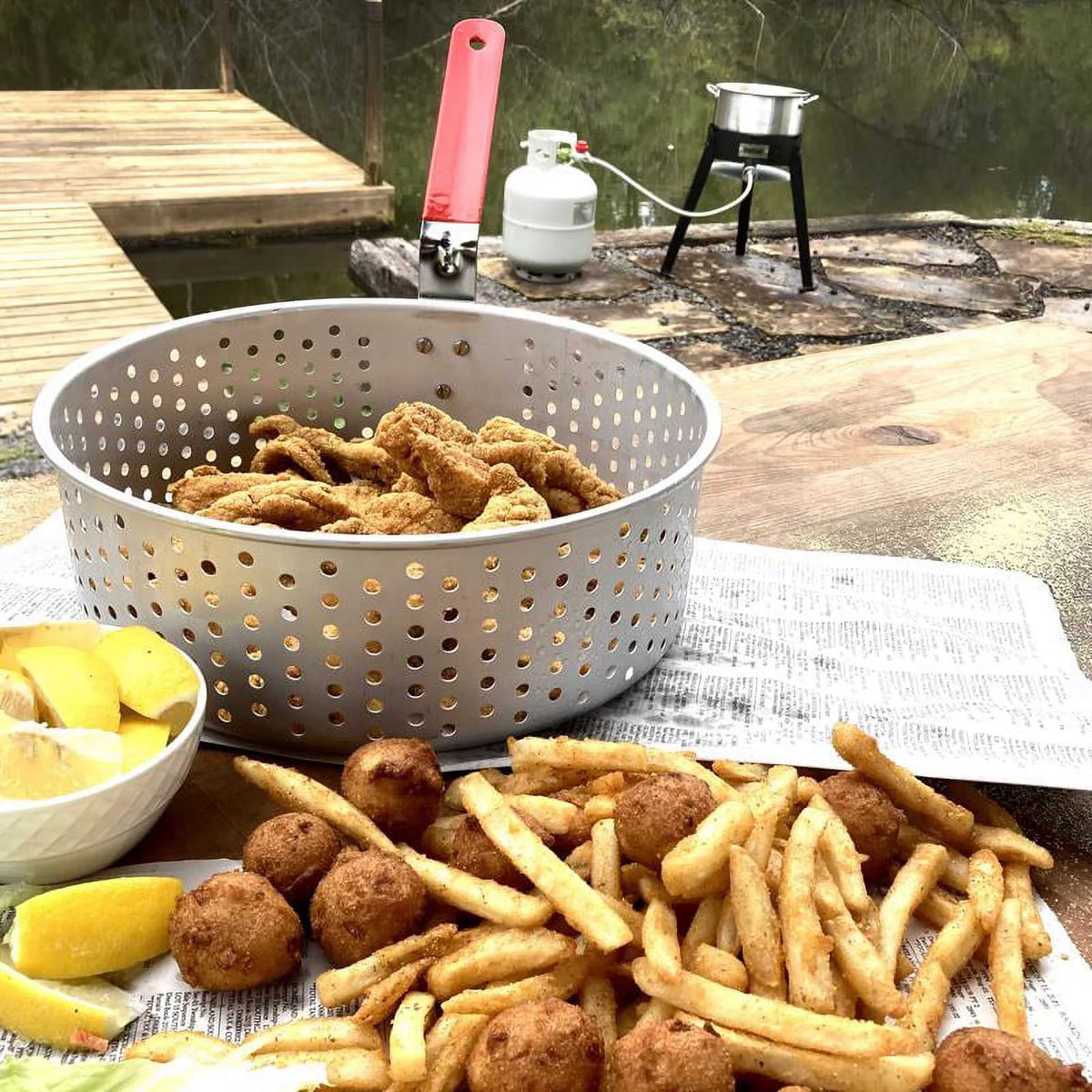 Outdoor Aluminum Fish Cooker E433