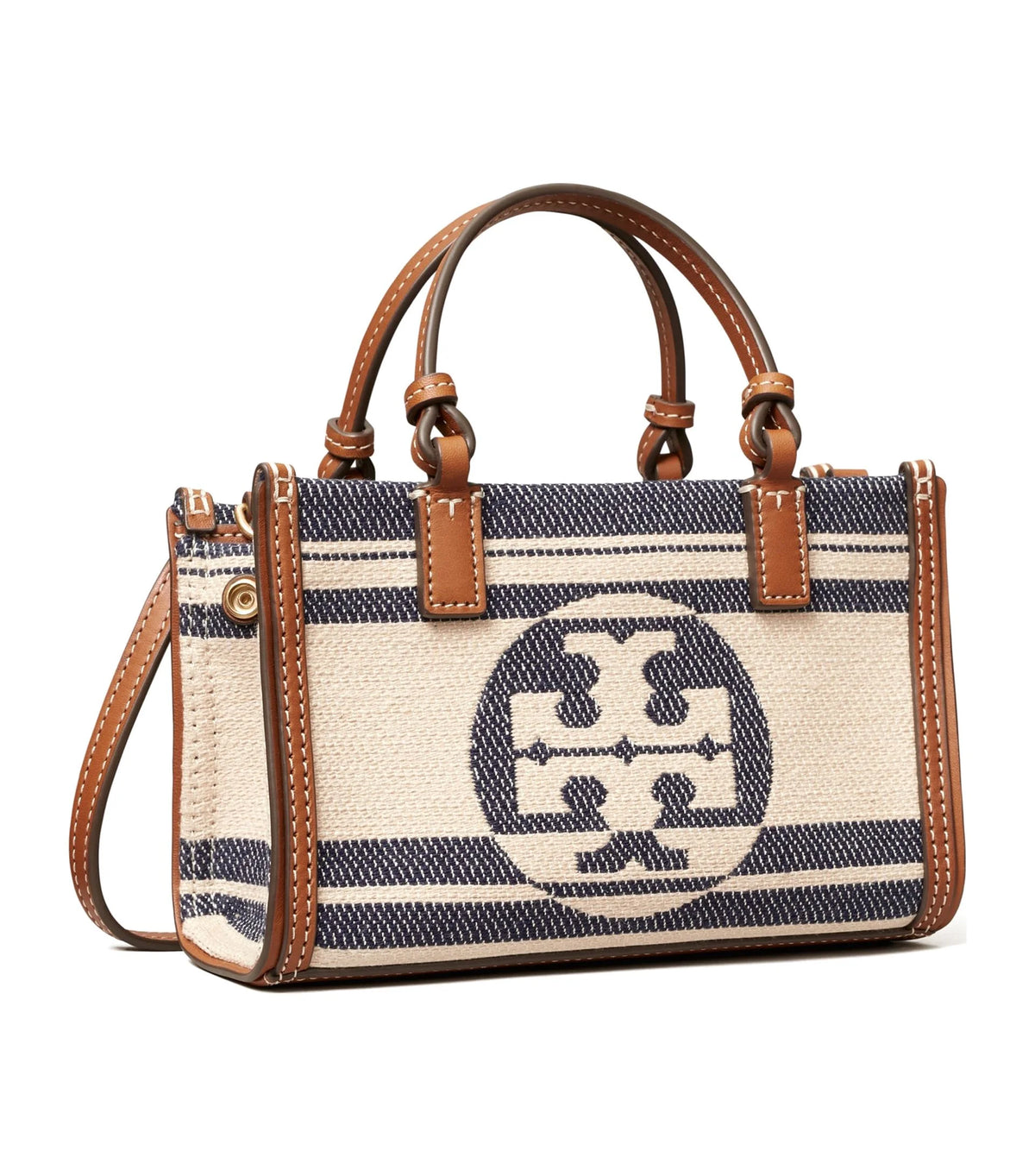 Jacquard Stripe Mini Tote D166
