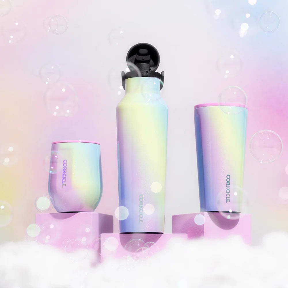 Stemless Insulated Wine Glass Tumbler, Rainbow Unicorn, 12 oz – Stainless Steel H5142