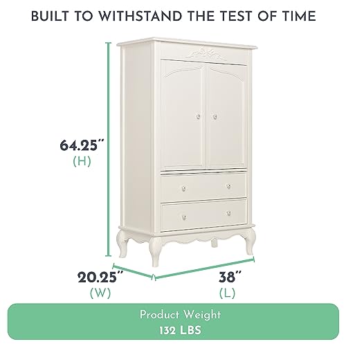 Ivory Lace Armoire K5778