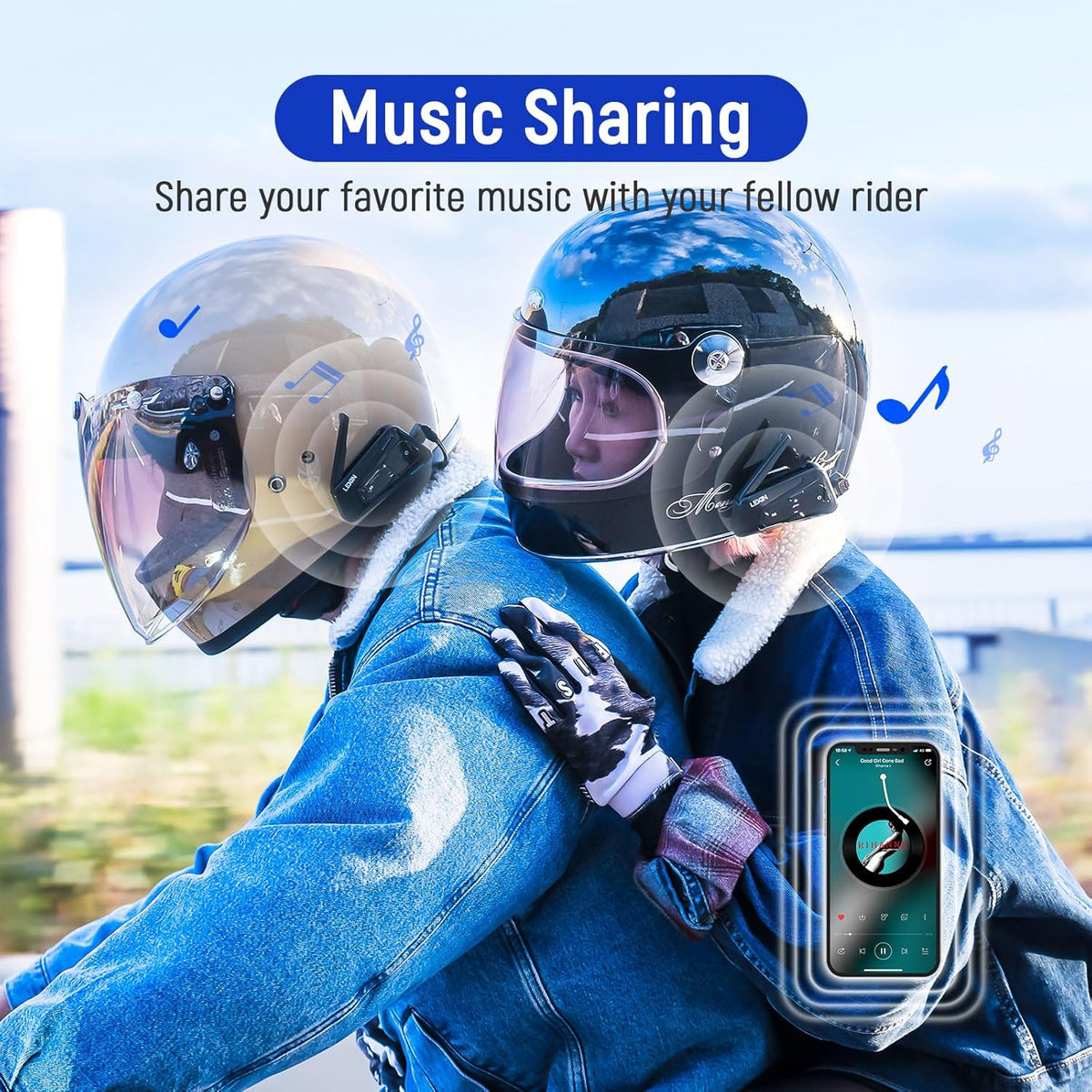 4 Pack Motorcycle Bluetooth Headset Mesh Intercom S4743