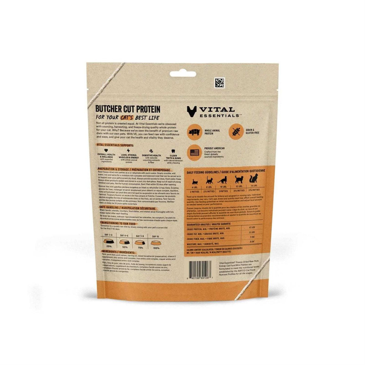 Freeze-Dried Raw Cat Food V243