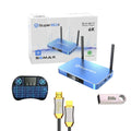 Mini Computer with Bluetooth Voice Command Backlit Remote E703