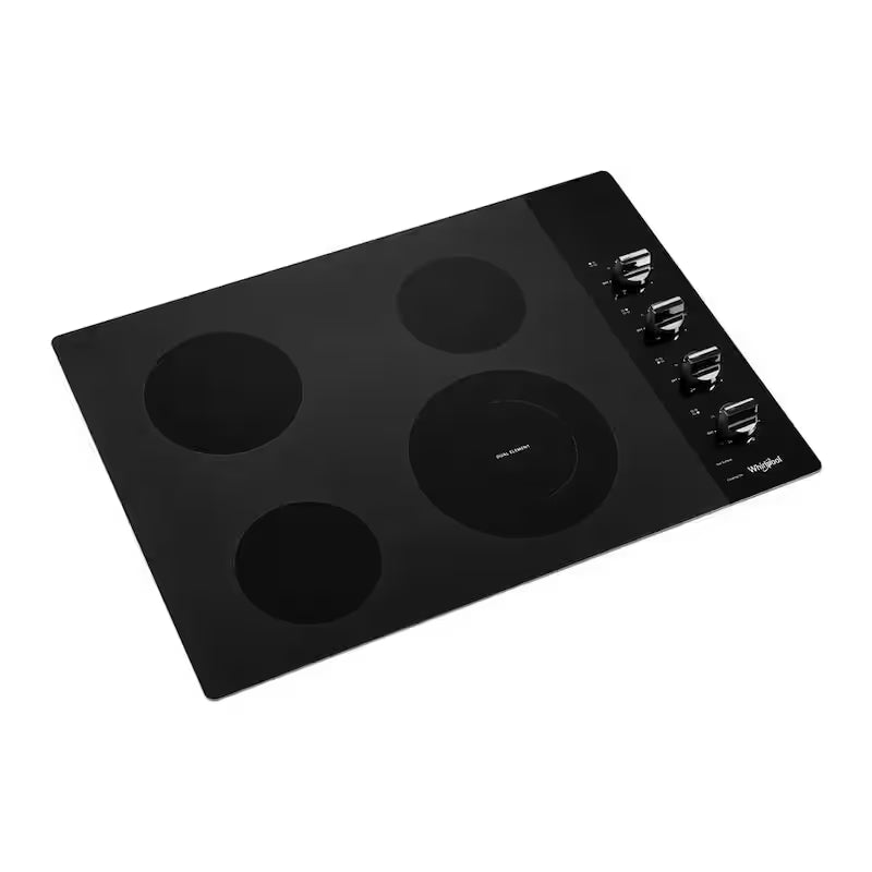 30 in. Black Electric Ceramic Glass Cooktop with 4 Elements N7837