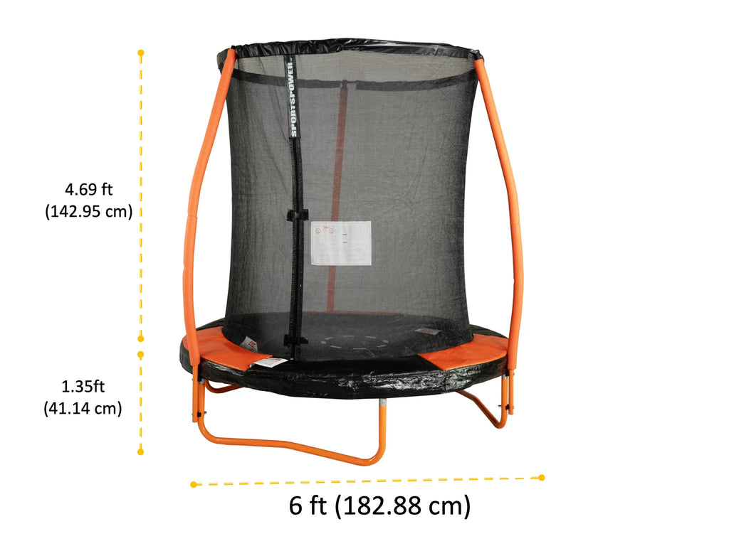 6-Foot Trampoline with Enclosure M645