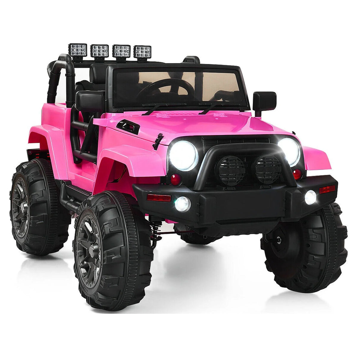 12V Kids Ride-on Car Truck with Remote Control Pink K21551