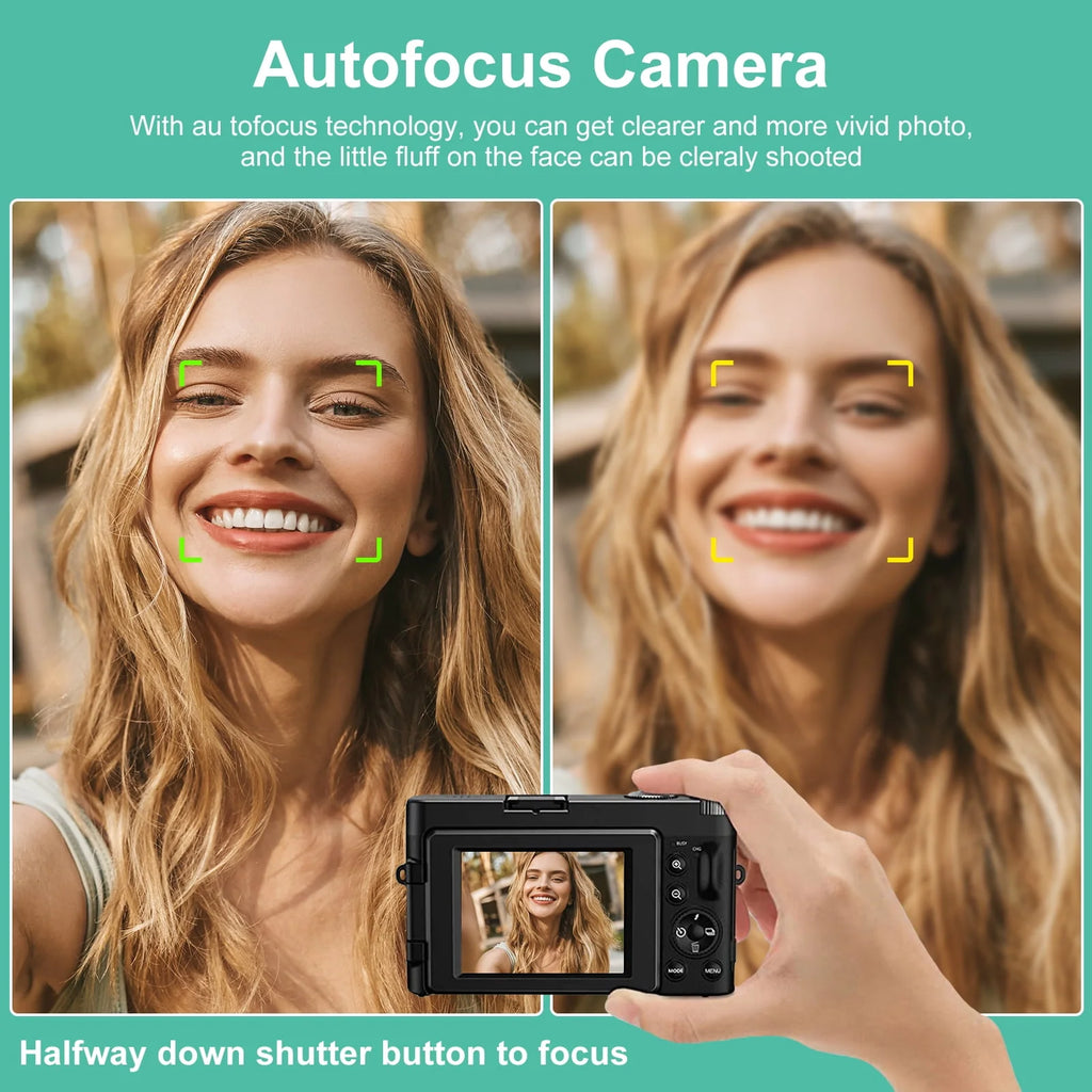 4K Digital Camera with 32GB Card Q383