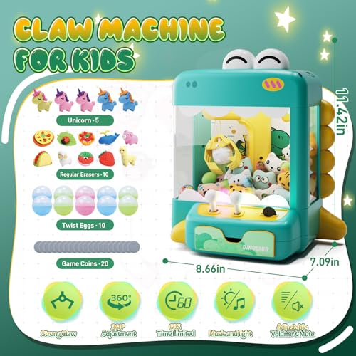 Claw Machine with Lights & Music, Includes 45 Toys Z528015