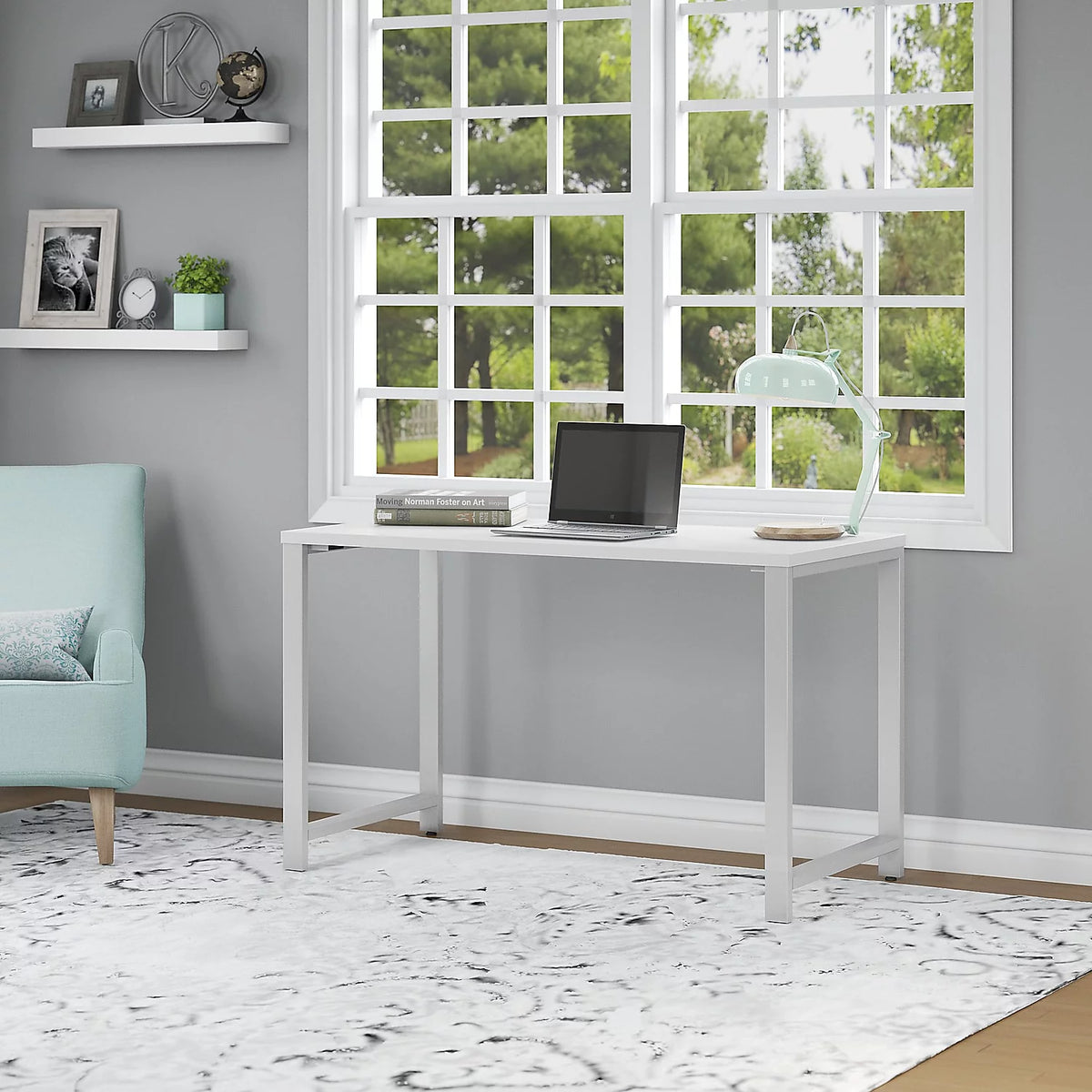 48W x 24D Table Desk in White C507932