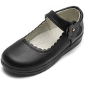 Black Mary Jane Flat School Uniform Shoes R70558