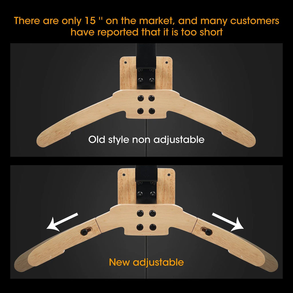 Wooden Wall Mount Helmet Rack with Hooks L595067