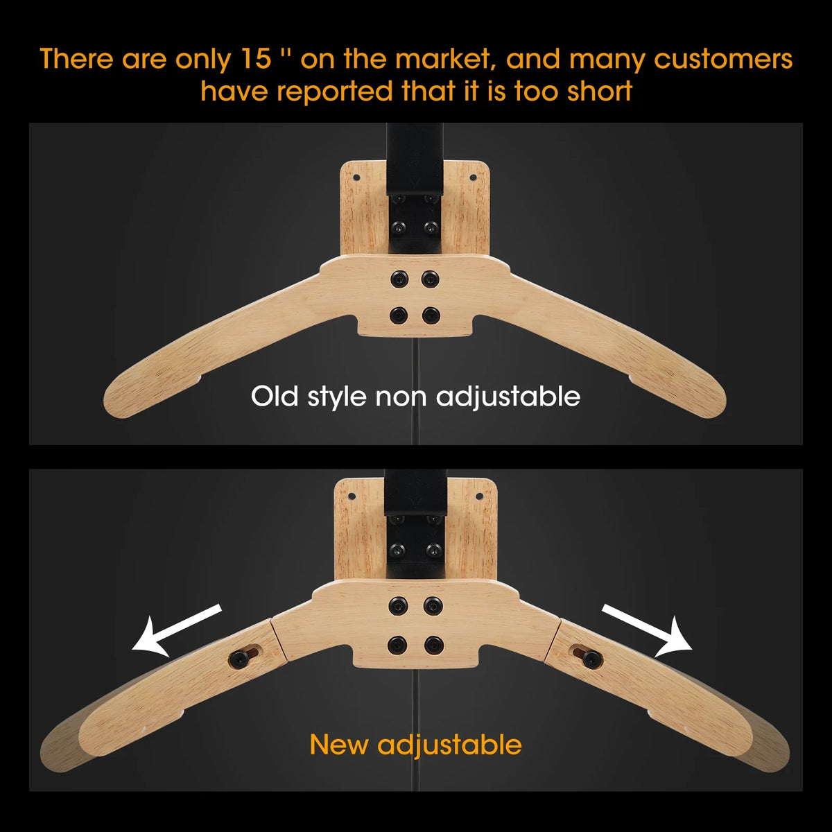 Wooden Wall Mount Helmet Rack with Hooks L595067