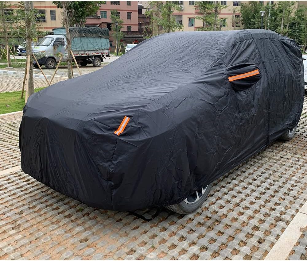 Heavy Duty All Weather Outdoor Full Car Cover with Zipper G47920