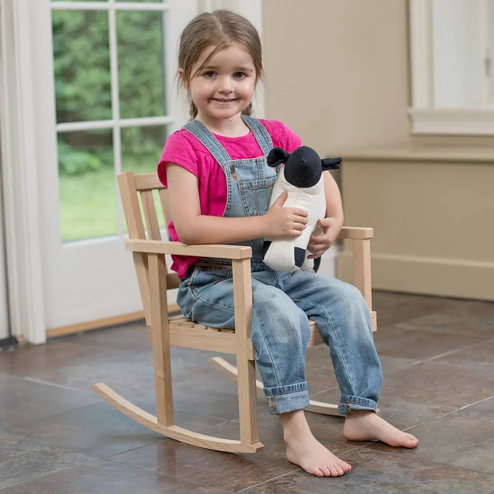 Handcrafted Wooden Child Rocking Chair W98013
