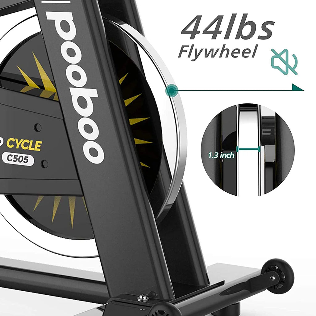 Commercial Exercise Bike Heavy Duty Belt Drive Stationary Indoor Cycling Bike K3875