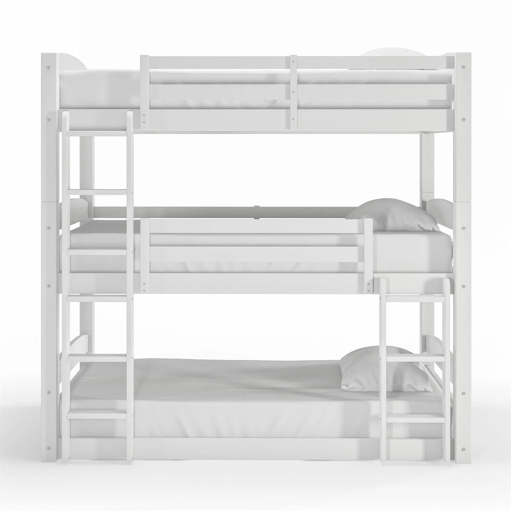 Twin Over Twin Over Twin Convertible Bunk Bed Q89988